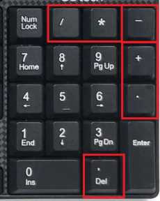 teclado para iliustração